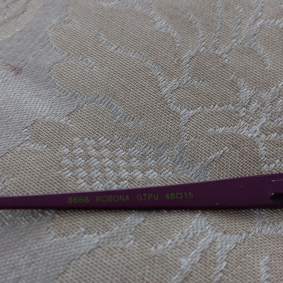 Bevel eyeglasses 8668 robona  made in Japan - Picture 6 of 9